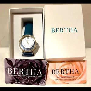 Bertha Dolly Leather-Band Watch